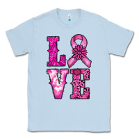Dusty Blue cancer love Classic Tee - RanaPortraitStore