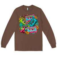 Chestnut 90's country cassette tapes Long Sleeve Tee - Zillion Design Studio