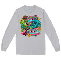 Moon Dust 90's country cassette tapes Long Sleeve Tee - Zillion Design Studio