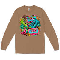Toasted Coconut 90's country cassette tapes Long Sleeve Tee - Zillion Design Studio