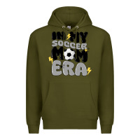 Army Green in my soccer mom era Premium Hoodie - MaliasSmallBusiness