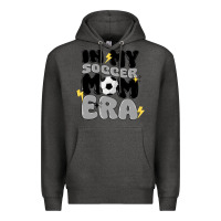 Charcoal Heather in my soccer mom era Premium Hoodie - MaliasSmallBusiness