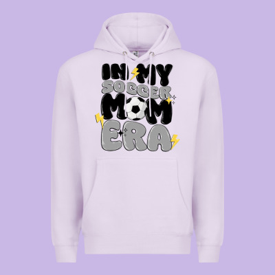 In My Soccer Mom Era Premium Hoodie Designed By Maliassmallbusiness