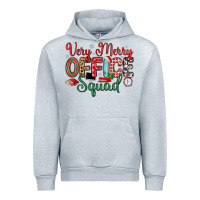 Heather Grey very merry office squad Urban Hoodie - MaliasSmallBusiness