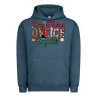 Pigment Midnight Navy very merry office squad Urban Hoodie - MaliasSmallBusiness