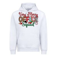 White very merry office squad Urban Hoodie - MaliasSmallBusiness