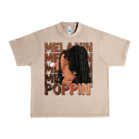 French Oak Melanin poppin' afro woman Urban Heavy Tee - RanaPortraitStore