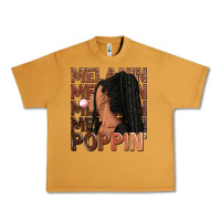 Peanut Butter Melanin poppin' afro woman Urban Heavy Tee - RanaPortraitStore
