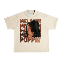Sandshell Melanin poppin' afro woman Urban Heavy Tee - RanaPortraitStore