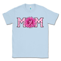 Dusty Blue breast cancer mom Classic Tee - RanaPortraitStore