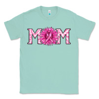Seafoam breast cancer mom Classic Tee - RanaPortraitStore