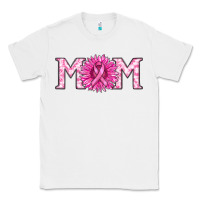 White breast cancer mom Classic Tee - RanaPortraitStore
