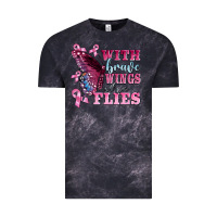 Cloud Black with brave wings she flies Vintage Tee - BarkalooDesign