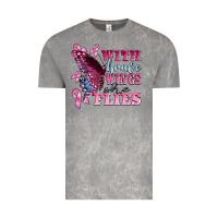 Cloud Rock with brave wings she flies Vintage Tee - BarkalooDesign