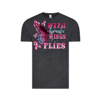 Vintage Black with brave wings she flies Vintage Tee - BarkalooDesign