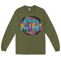 Army Green racing mini Long Sleeve Tee - Zillion Design Studio