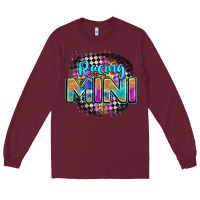 Burgundy racing mini Long Sleeve Tee - Zillion Design Studio