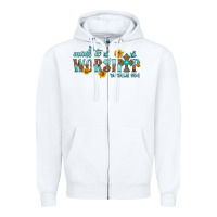 White made to worship with sunflowers Zipper Hoodie - HRA Design Shop