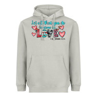 Moon Dust let all that you do be done in love Heavyweight Hoodie - JahusDesignShop