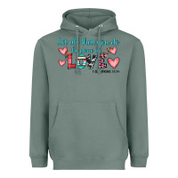Sage let all that you do be done in love Heavyweight Hoodie - JahusDesignShop