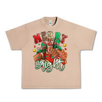Burro Merry and bright black girl sneakers Urban Heavy Tee - RanaPortraitStore