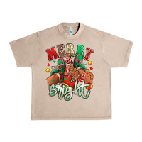 French Oak Merry and bright black girl sneakers Urban Heavy Tee - RanaPortraitStore