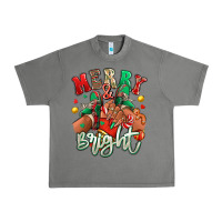 Tornado Merry and bright black girl sneakers Urban Heavy Tee - RanaPortraitStore