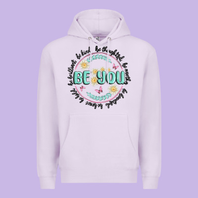 Be You Inspiration Premium Hoodie Designed By Maliassmallbusiness