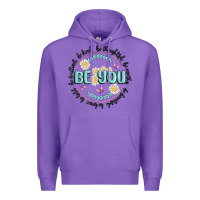 Purple be you inspiration Premium Hoodie - MaliasSmallBusiness