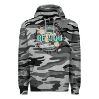 Slate Camo be you inspiration Premium Hoodie - MaliasSmallBusiness