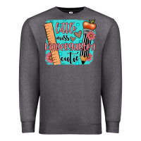Charcoal Heather little miss kindergarten cutie Premium Sweatshirt - JahusDesignShop