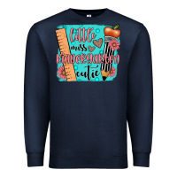 Navy little miss kindergarten cutie Premium Sweatshirt - JahusDesignShop