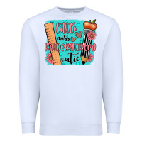 White little miss kindergarten cutie Premium Sweatshirt - JahusDesignShop