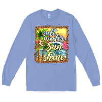 Colony Blue salt water and sunshine Long Sleeve Tee - texasbilliewilder
