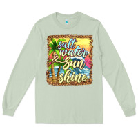 Matcha salt water and sunshine Long Sleeve Tee - texasbilliewilder