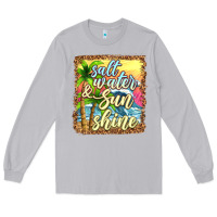 Moon Dust salt water and sunshine Long Sleeve Tee - texasbilliewilder