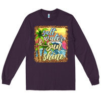 Plum salt water and sunshine Long Sleeve Tee - texasbilliewilder