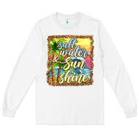 White salt water and sunshine Long Sleeve Tee - texasbilliewilder