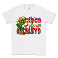 White cinco de mayo cactus Classic Tee - Zillion Design Studio