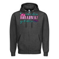 Charcoal Heather leave them broadway girls alone Zipper Hoodie - HRA Design Shop