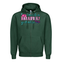 Sports Green leave them broadway girls alone Zipper Hoodie - HRA Design Shop