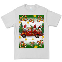 Dove Grey christmas gnomes truck Premium Tee - Artiststas