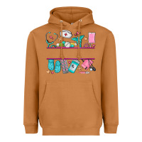 Meerkat nurse elements with costom name Heavyweight Hoodie - AdoDesignShop