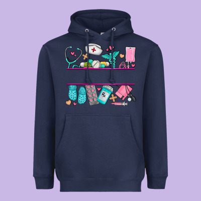 Nurse Elements With Costom Name Heavyweight Hoodie Designed By Adodesignshop