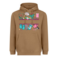 Toasted Coconut nurse elements with costom name Heavyweight Hoodie - AdoDesignShop