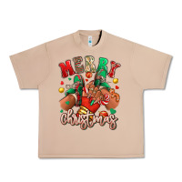 Burro Merry Christmas black girl sneakers Urban Heavy Tee - RanaPortraitStore