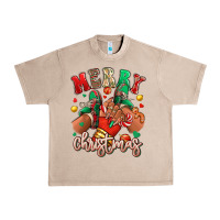 French Oak Merry Christmas black girl sneakers Urban Heavy Tee - RanaPortraitStore
