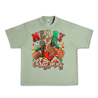 Oil Green Merry Christmas black girl sneakers Urban Heavy Tee - RanaPortraitStore