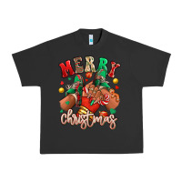 Pigment Black Merry Christmas black girl sneakers Urban Heavy Tee - RanaPortraitStore