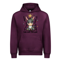 Mauve Wine mi burrito sabanero mexican Urban Hoodie - MaliasSmallBusiness